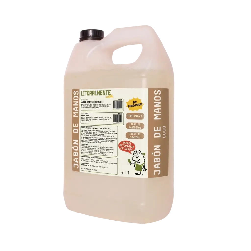 Jabon de Manos Líquido - Coco 4Lt