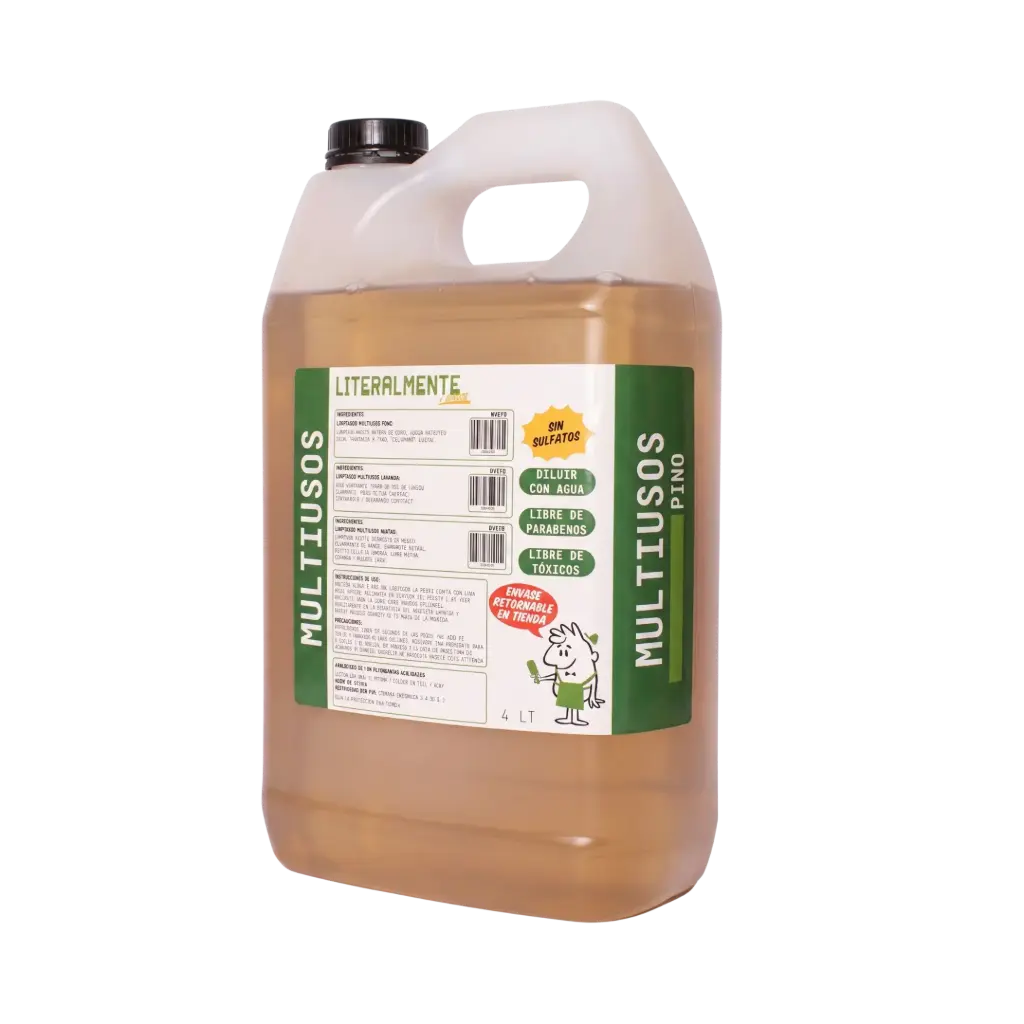 Limpiador Multiusos Biodegradable 4L - Pino 