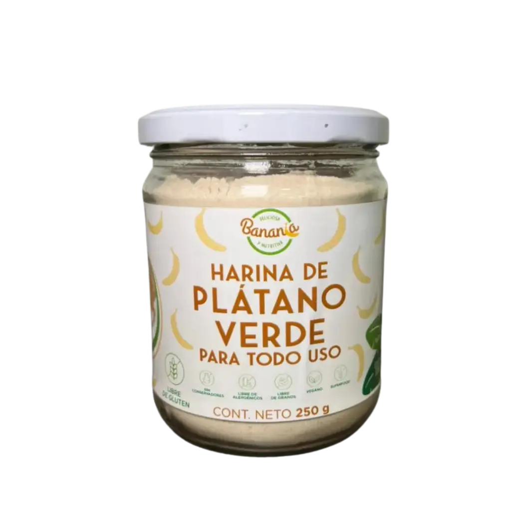 [7503052145208] Harina Plátano Todo Uso 250gr Sin Gluten