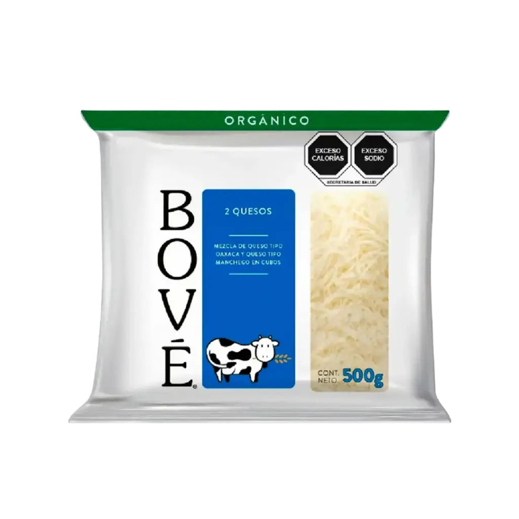 Queso Cubicado Orgánico Bove 500gr