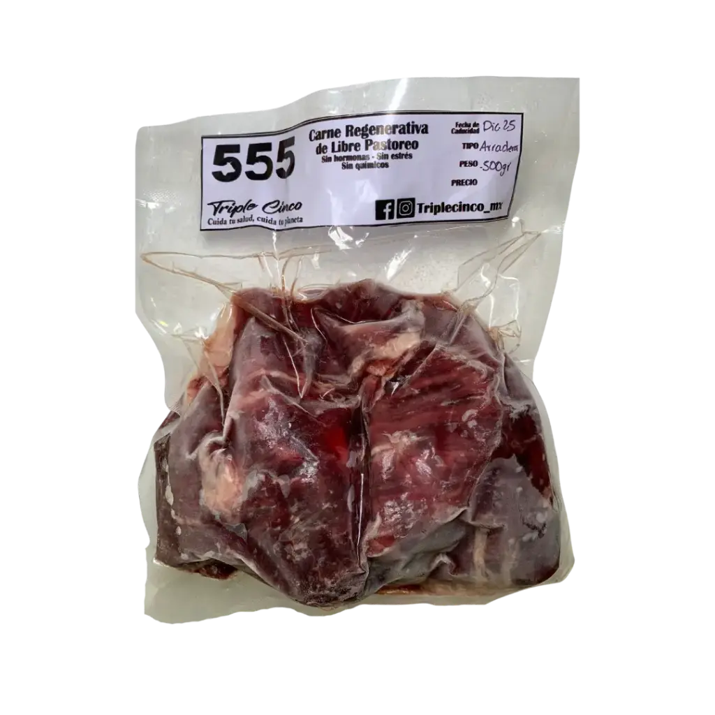 Arrachera de Res Paq 1Kg Congelado