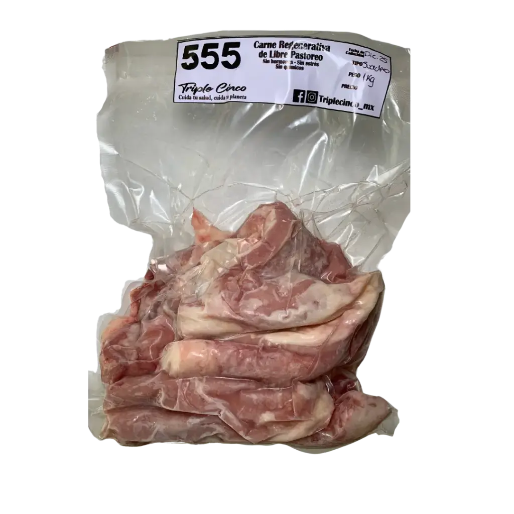 Suadero de Res Libre Pastoreo Paq 1kg Congelado