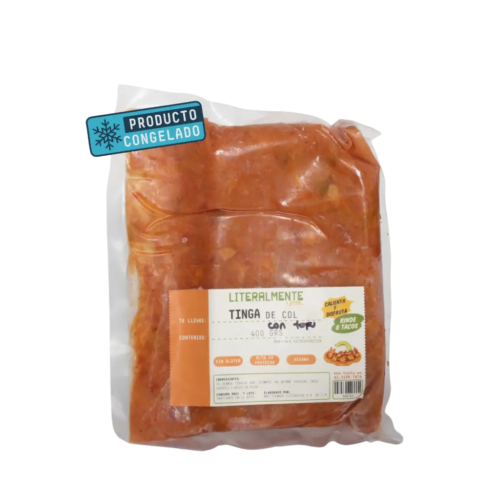 Tinga Vegana de Col y Tofu 500gr