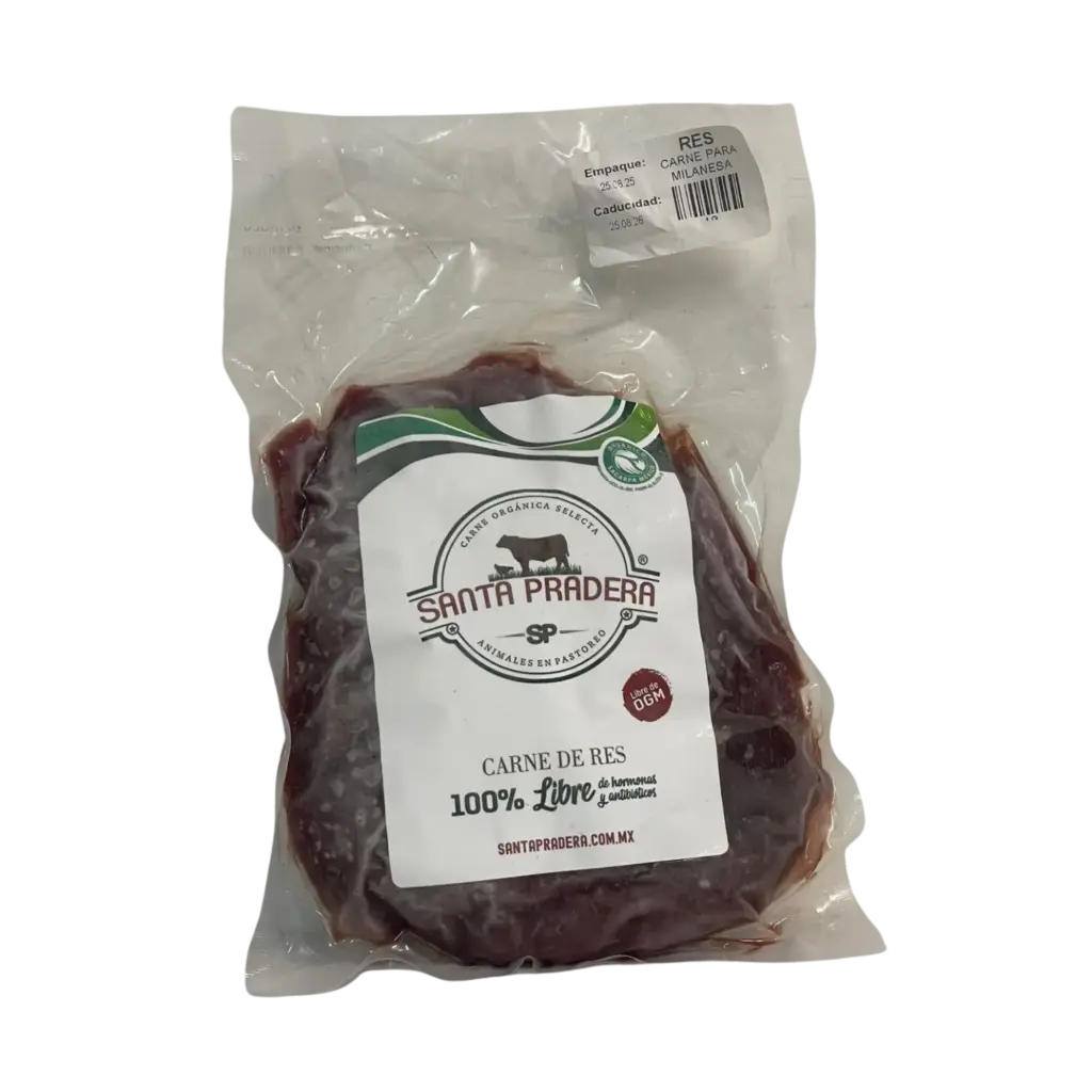 Milanesa de Res 500gr Congelado - Santa Pradera