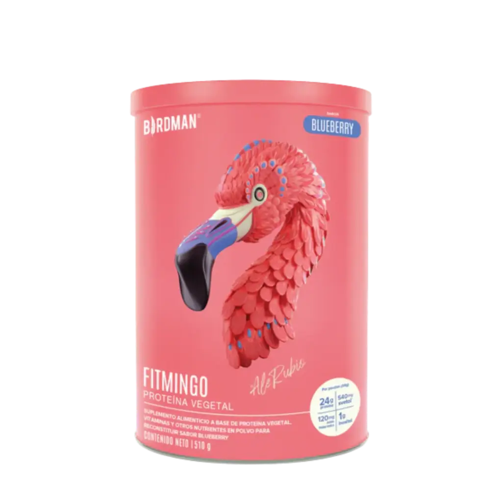 Birdman Fitmingo Proteina Blueberry 510gr - 15 Servicios