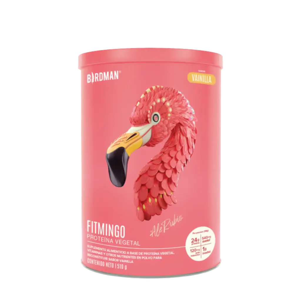 Birdman Fitmingo Proteina Vainilla 510gr - 15 Servicios