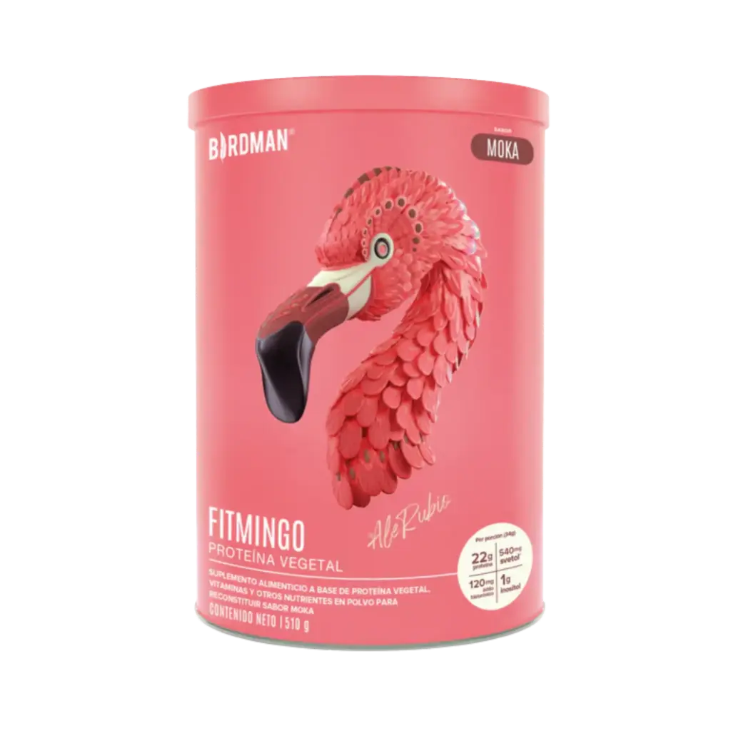 Birdman Fitmingo Proteina Moka 510gr - 15 Servicios