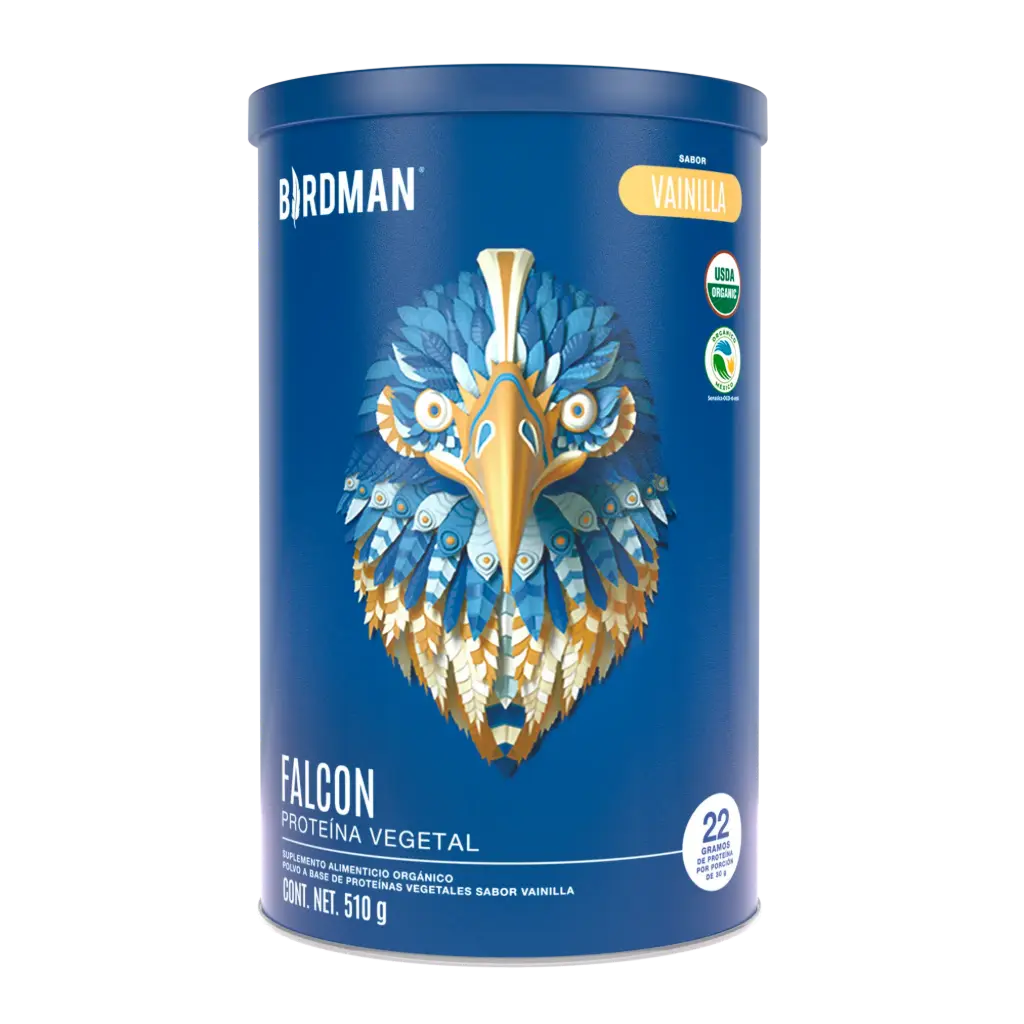 [7500326818226] Birdman Falcon Proteína Vegana Vainilla 510gr - 17 Servicios