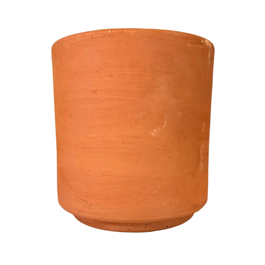 Maceta de Barro: Nombre"Cilindro Mediano"