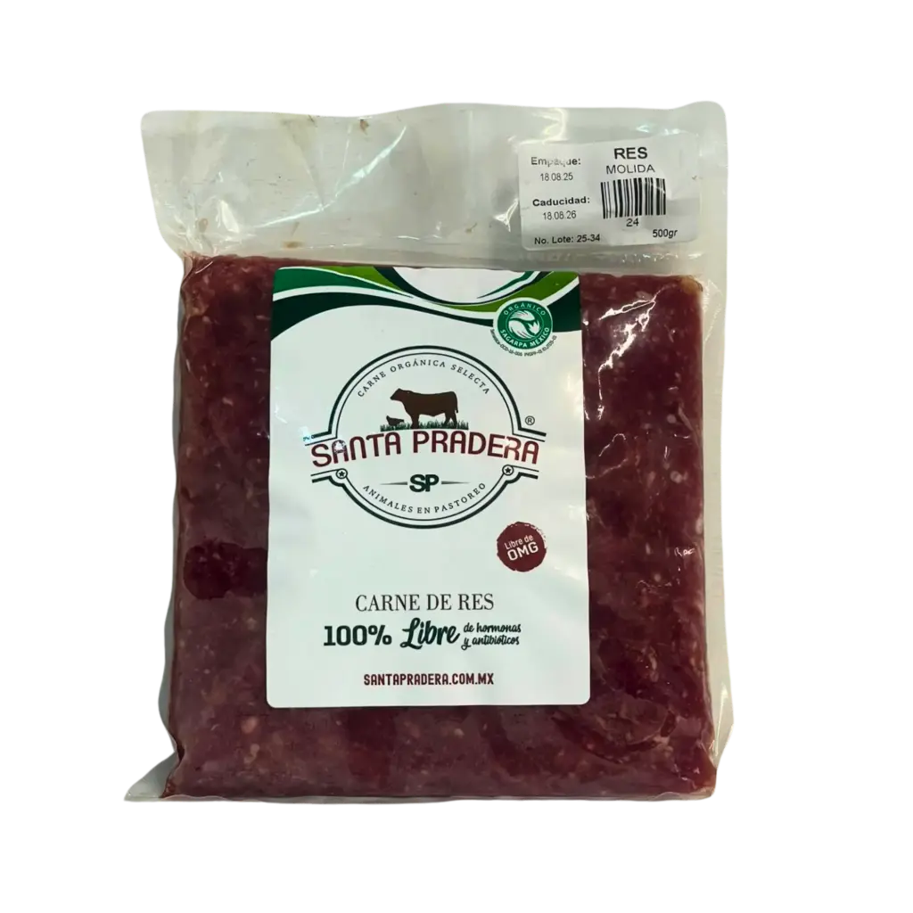 Molida Premium Res Libre Pastoreo 500gr 95/5 - Santa Pradera