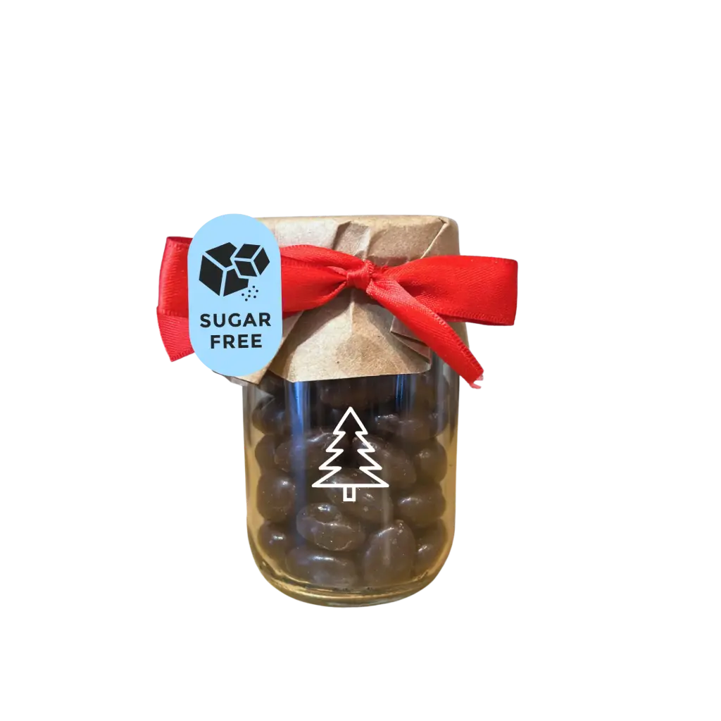 Bote Navideño - Almendras Enchocolatadas 160 gr