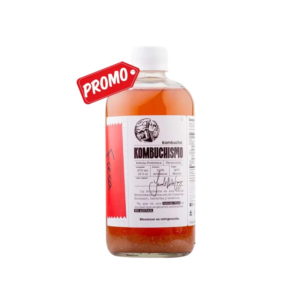 Kombucha Fresa Albahaca - 470ml