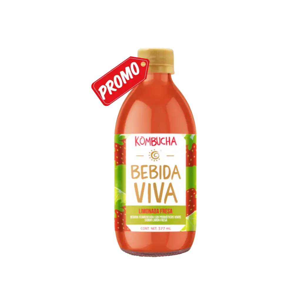 Kombucha Limonada Fresa - 377ml