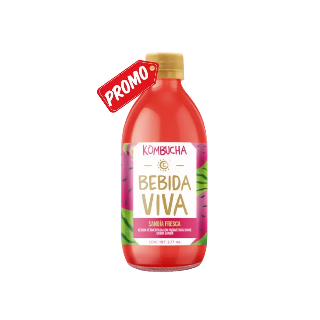 Kombucha Sandía Fresca - 377ml