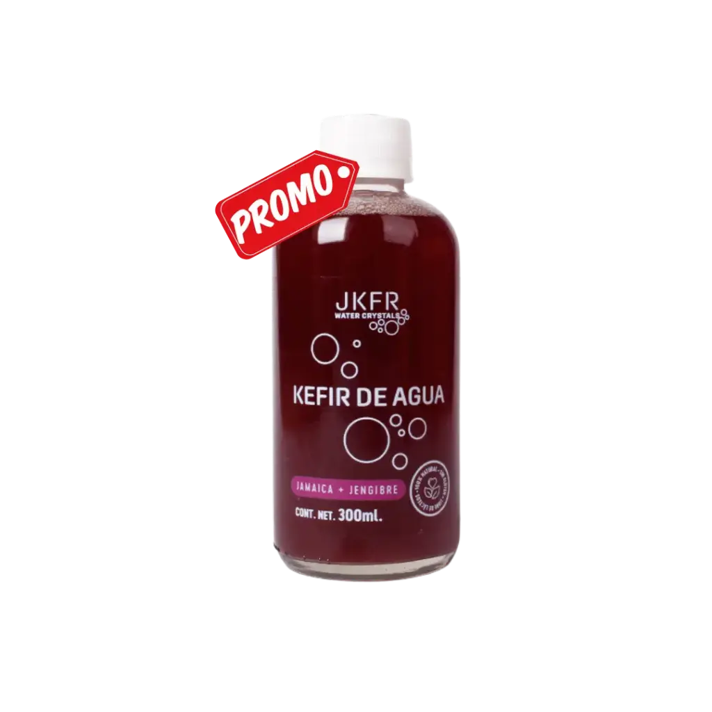 Kefir de Agua de Jamaica Jengibre - 300ml