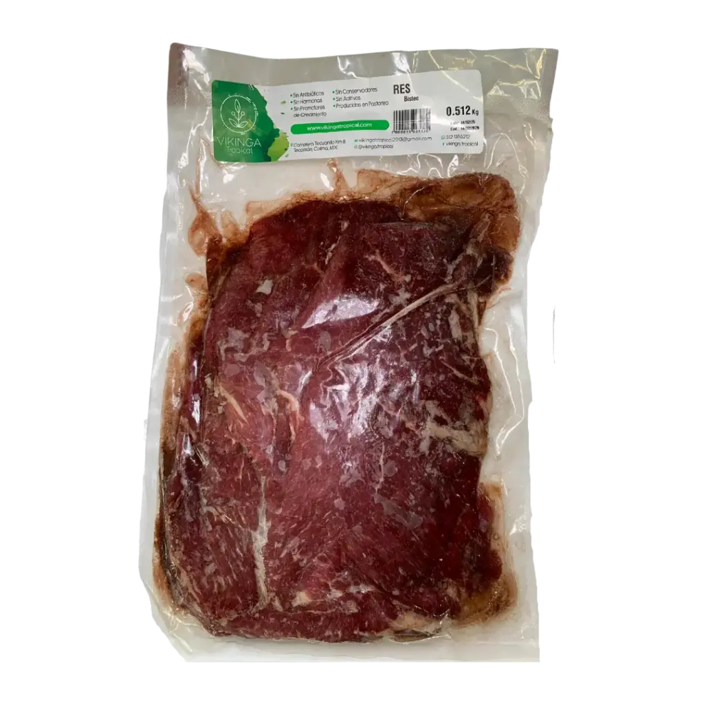 Bistec Res Libre Pastoreo 500gr Congelado Vikinga