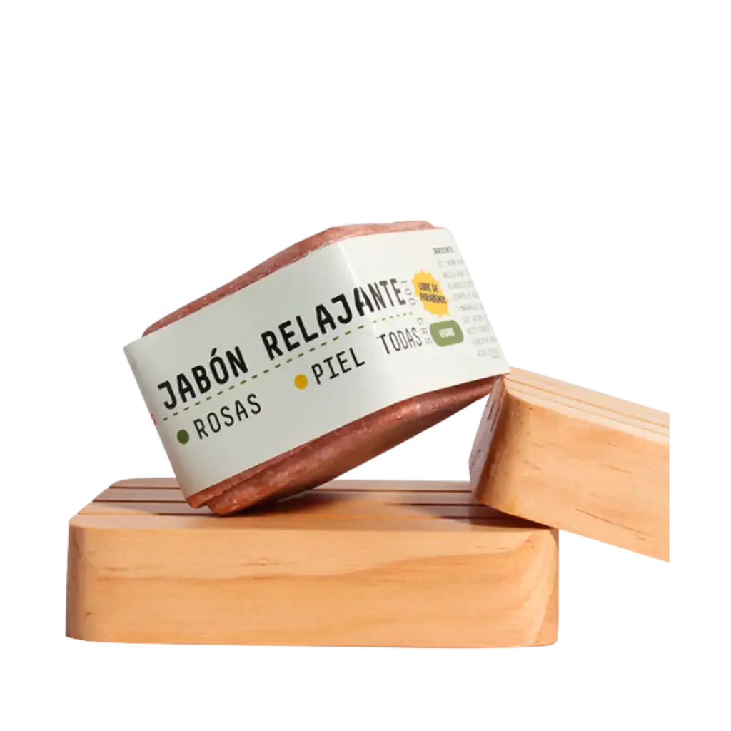 Jabon Relajante & Exfoliante Rosas 100gr