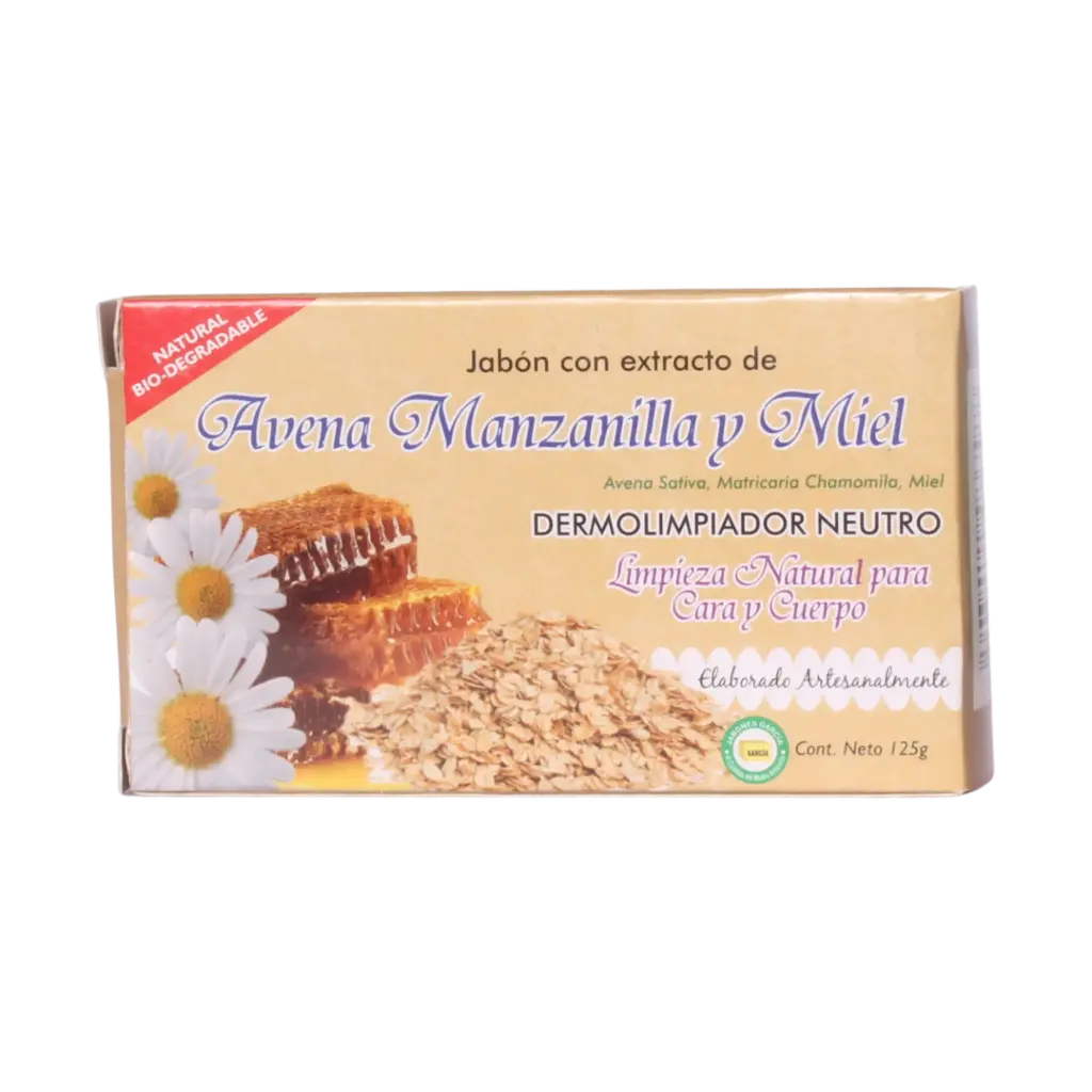 [7503011486588] Jabon de Cuerpo Mexicano Avena c/Manzanilla y Miel