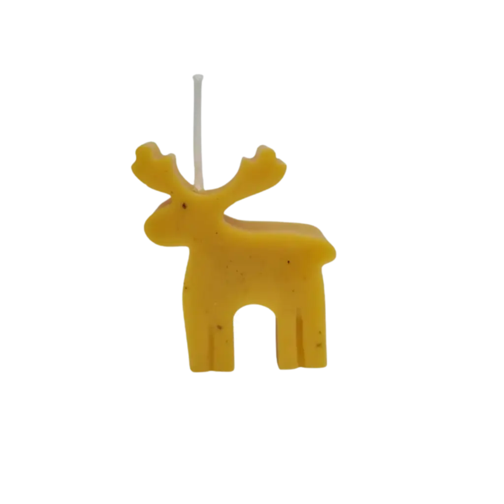 Vela Navideña de Cera de abeja 100%