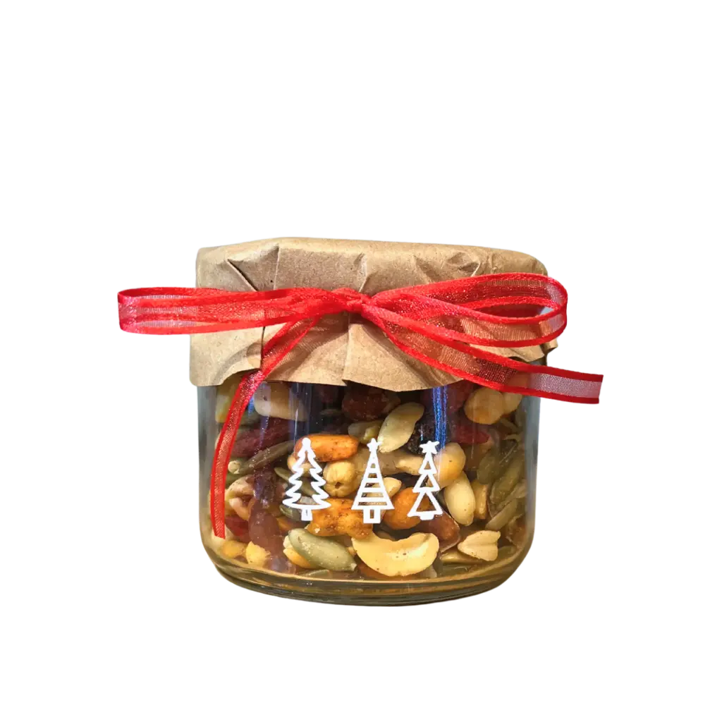 Bote Navideño - Nueces Enchiladas 180 gr