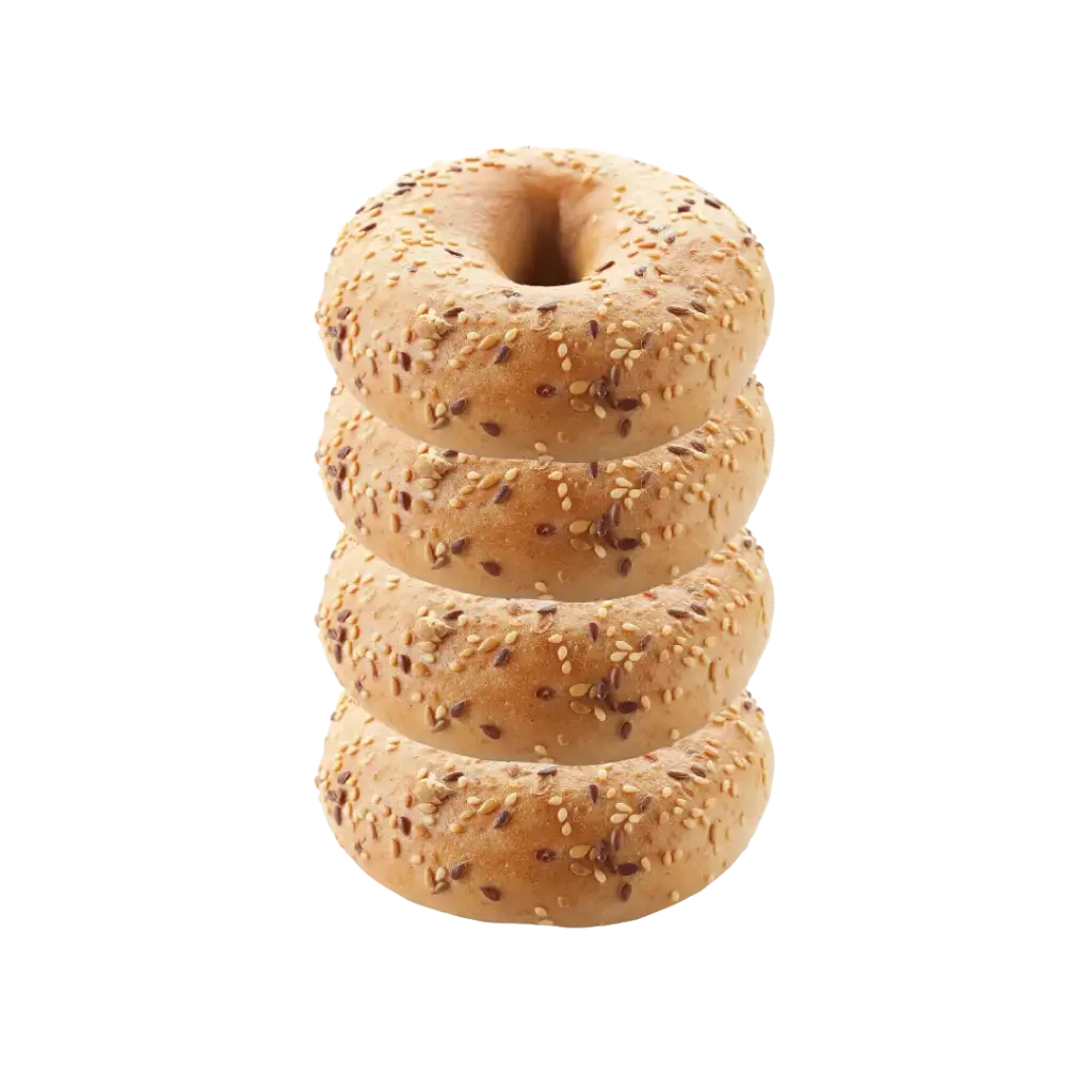 Bagels Semillas Masa Madre Paq. 4 pzas