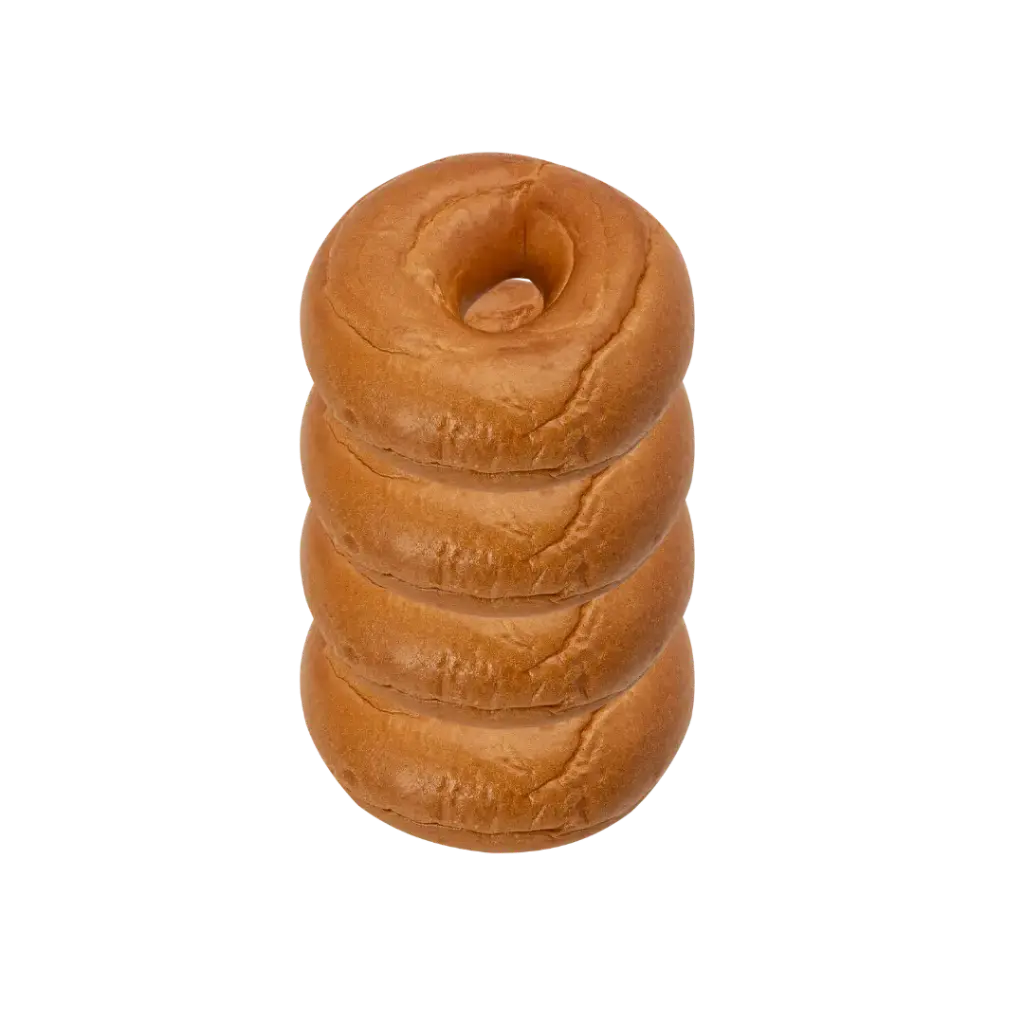 Bagels Blancos Masa Madre Paq. 4 pzas