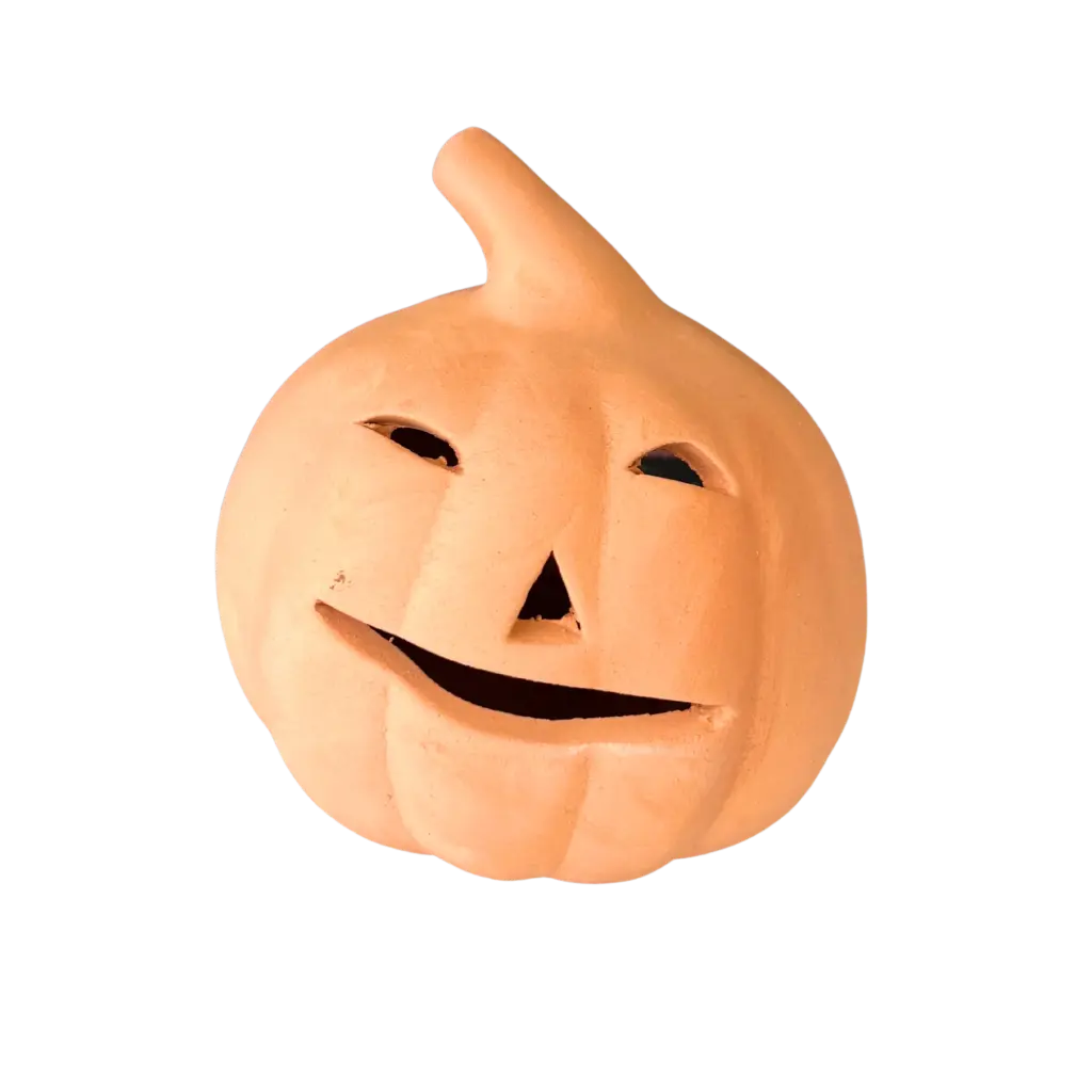 Calabaza de Barro para Vela