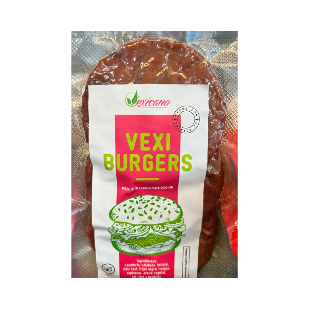 Paq. 3 Carnes Hamburguesa Base Vegetal