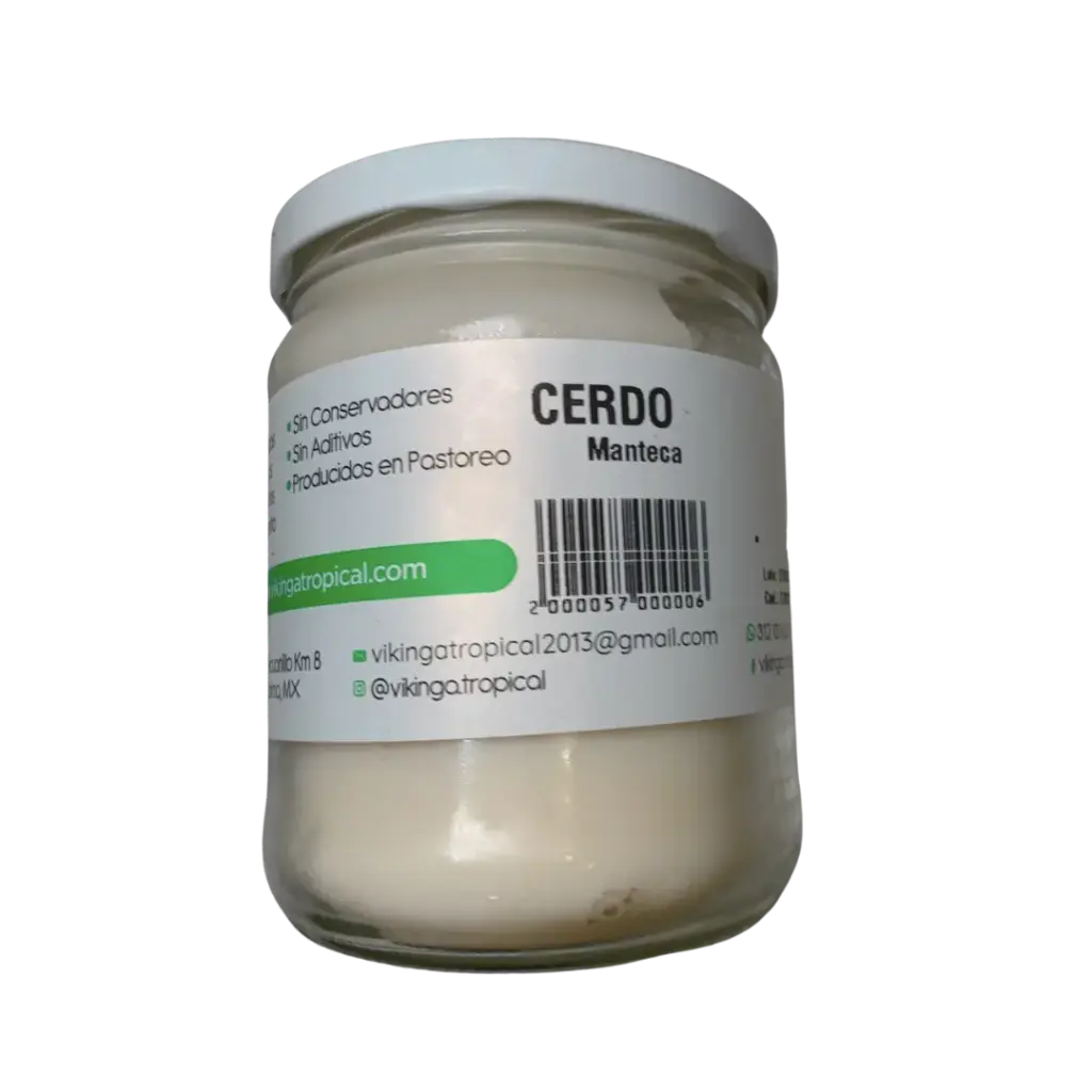 Manteca de Cerdo Frasco - 480gr