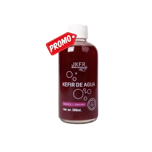 [7500464673503] Kefir de Agua de Jamaica Jengibre - 300ml