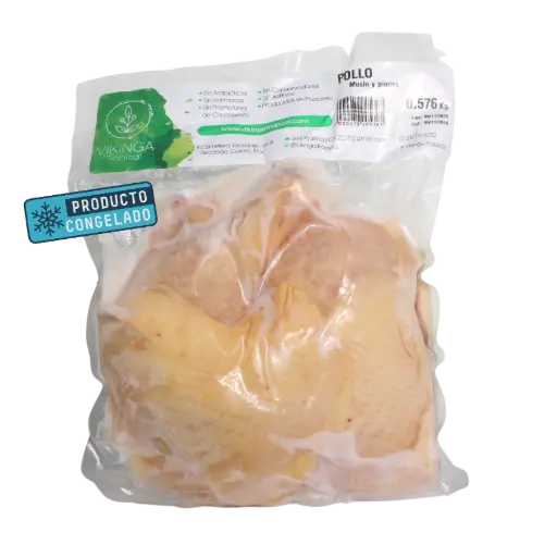 [21681483] Muslo y Pierna de Pollo Libre Pastoreo 630gr aprox - Vikinga Tropical