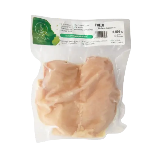 [21681486] Pechuga Pollo S/Hueso 620gr aprox Congelado Vikinga Tropical