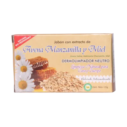 [7503011486588] Jabon de Cuerpo Mexicano Avena c/Manzanilla y Miel