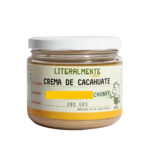 [2168687] Crema de Cacahuate con Chunky - 280gr Frasco