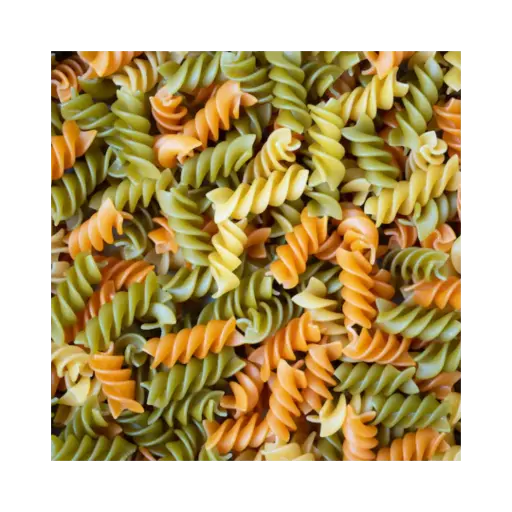 Fusilli Tricolor - Pasta Lento Secado Artesanal