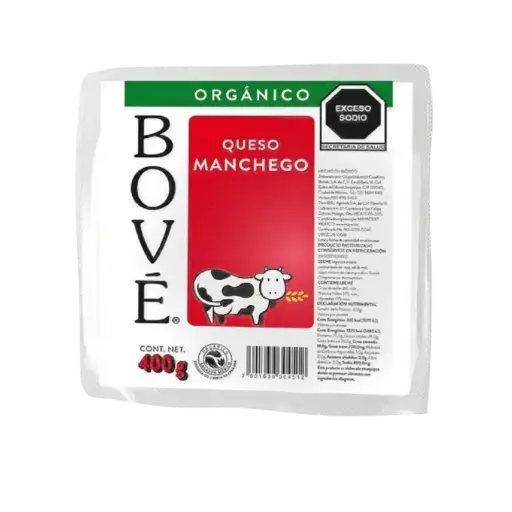 [7501639304512] Queso Manchego Orgánico Bove 400gr