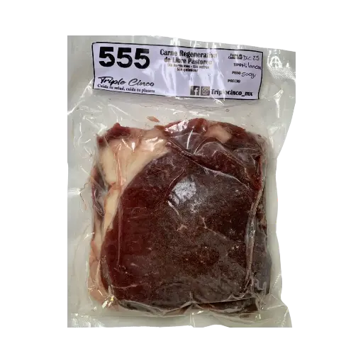 Milanesa de Res Pulpa Negra Libre Pastoreo Paq 500gr Congelado Triple 555