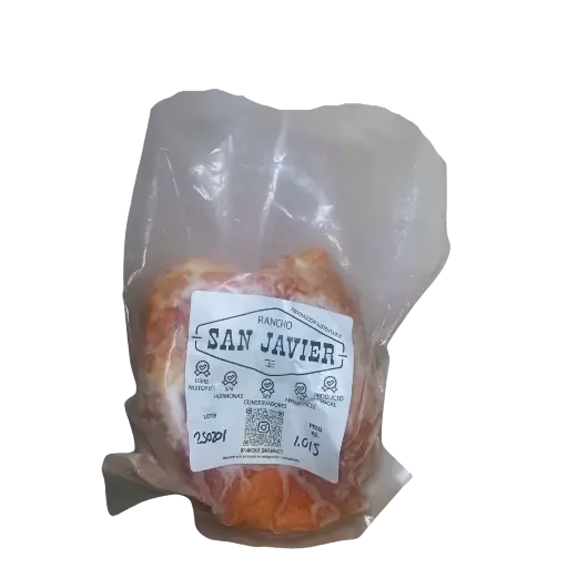 Pechuga Pollo con Hueso Agroecológico Paq 600gr aprox Congelado Rancho San Javier