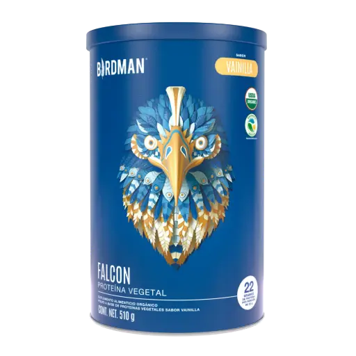 [7500326818226] Birdman Falcon Proteína Vegana Vainilla 510gr - 17 Servicios