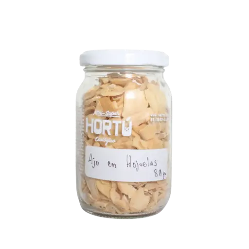 Ajo en Hojuelas - Frasco 80gr 